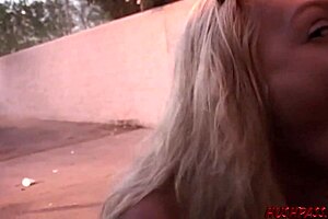 Sexy Violet Blue Enjoys Public Nudity And Outdoor Blowjobs In The Street