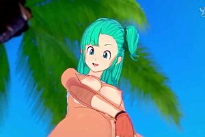 Bulma Is Caught Masturbating in Kame House - Dragon Ball