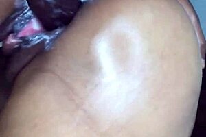 Big black cock makes my pussy wet and slippery