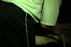 Sofi experiences hard evening bondage with white cotton ropes part 1