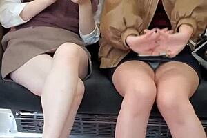 I love watching japanese cuties upskirt on the train, it's so teasing.