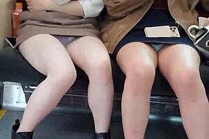 I love watching japanese cuties upskirt on the train, it's so teasing.