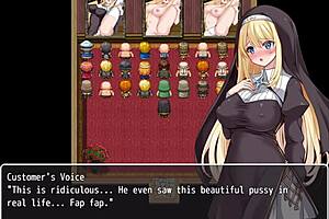 passion of sister christina in anime hentai game