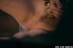 Crazy milf with puffy nipples fucks mummy.