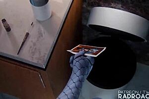 widow the babymaker gets rough creampie with big cock squirting