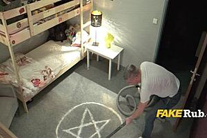 Demonic Bitches Crave Dick After Rituals in Squirting Threesome