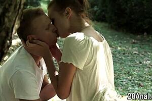 Adorable Teen Butt Fucked Outside With Monster Cock Anal And Assfucking