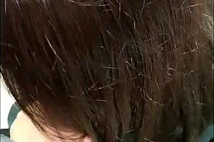 My boyfriend fucked me in the toilet after blowjob, raw and hard