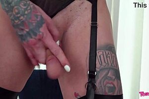 tgirl chelsea marie unstoppable in solo performance