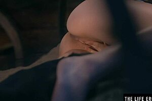 Crazy milf with puffy nipples fucks mummy.