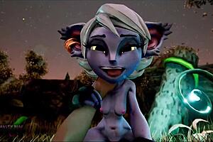 this wet anal blowjob in 3d anime is intense