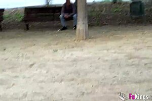 Valeria vs Old Man Just Check His Bulge and You'll Want to Fuck Him Right Away