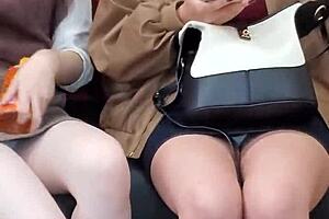 I love watching japanese cuties upskirt on the train, it's so teasing.