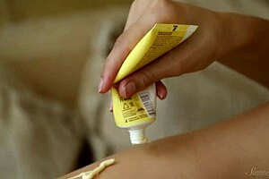 i adore groping this adorable blonde teen's small tits on the sofa