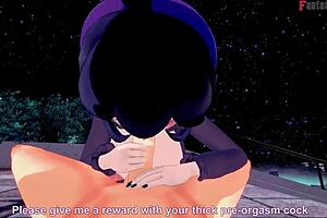 Hex Maniac Trainer Enjoys Public Sex in Classroom