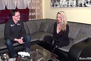 German milf meet stranger from scout69 to fuck