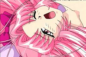 anime teen 18+ gets roughly pounded in her tight wet pussy.