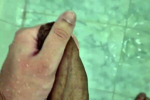 Well-Endowed Twink Teasing in the Shower