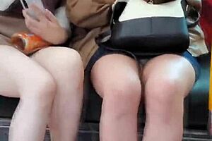 I love watching japanese cuties upskirt on the train, it's so teasing.