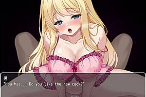 passion of sister christina in anime hentai game