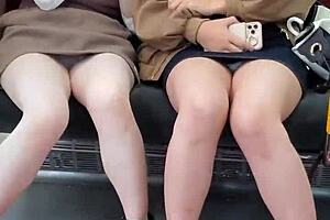 I love watching japanese cuties upskirt on the train, it's so teasing.