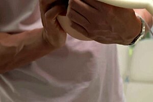 Giant boobs anime sexdoll robot shocked by anal action