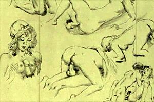 i just love these vintage erotic drawings, they make me feel all nostalgic and stuff.