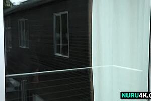 Shower pounding for brunette masseuse Cassidy Klein with oral and blowjob 💦