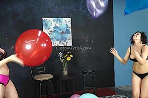 Behind the scenes fetish model promo