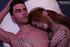 Young redhead in cinema public scene from Being a DIK episode.