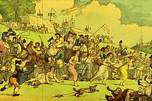 Vintage Erotic Cartoon Drawings Display Intense Scenes