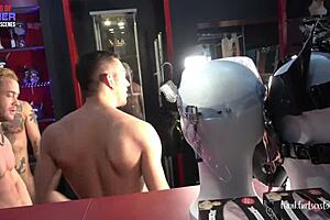 Threesome Scene In A Gay Store - The Making Of Boner