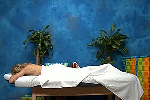 relaxing massage turning into hot sex at the spa