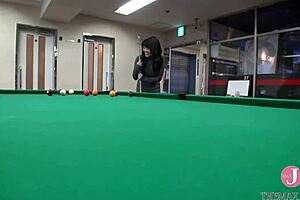 inserting cock into eager pussy, making her moan with hard thrusts