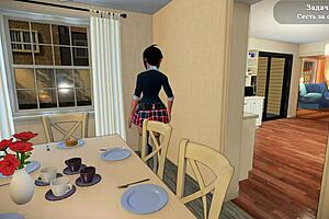 i-i messed up, but my sexy neighbor's big tits are so wet and nude