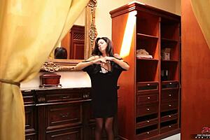 Perfect Tits and Sexy Lingerie in Hardcore Riding and Blowjob Action