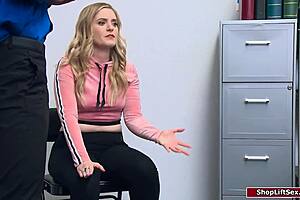 Damn! Teen Working Student Banged Hard for Stealing in Office!