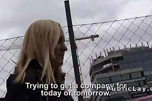 Guy picks up blonde for hardcore POV fucking.