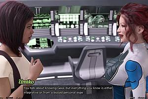 OMG, stranded in space 52, think Elsie’s into girls or somethin