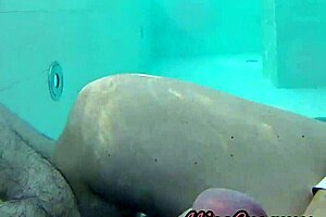 FLASHING COCK IN PUBLIC POOL WITH STEPDUGHTER!