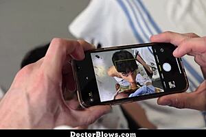 Doctor Blows Injured Patient's Big Cock In Hospital For Relief