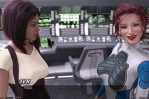 OMG, stranded in space 52, think Elsie’s into girls or somethin