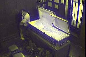 Couple Caught On Hidden Cam Fucking Hardcore In Coffin Doggy Style.