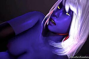 i watched the 3d milf receive a facial and intense pussy fuck