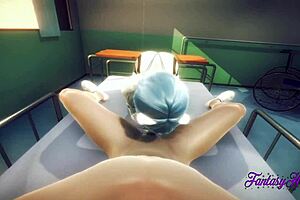 Bold hentai 3d pov compilation features intense blowjob fucking and boobjob action