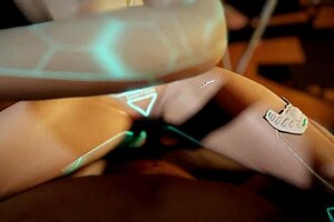 Watch This Cute Robot Girl Ride My Dick On The Chair?