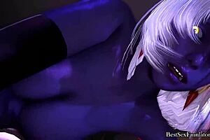 i watched the 3d milf receive a facial and intense pussy fuck