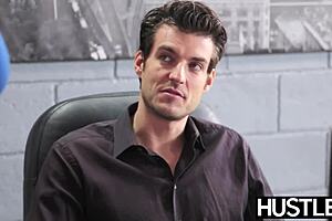 Ebony beauty gets lovely pussy pounded by hung employee in office