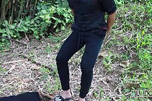 Fodendo no mato with big cocks bareback