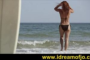 surfs up on the beach